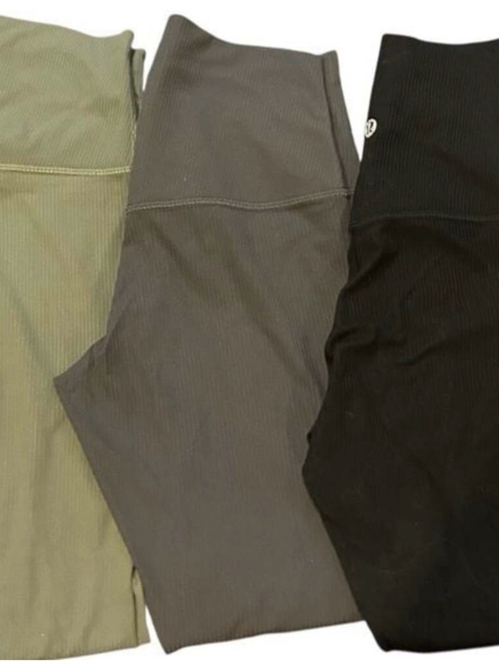 Lululemon Align™ High-Rise Ribbed Pant 25" in Army Green Size 6 - Picture 4 of 4